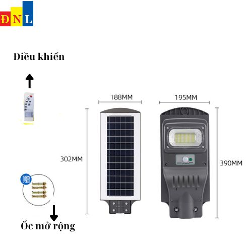 Đèn năng lượng mặt trời Diho 30w - Điện Công Nghiệp Nhật Linh - Công Ty TNHH Thiết Bị Điện Công Nghiệp Nhật Linh